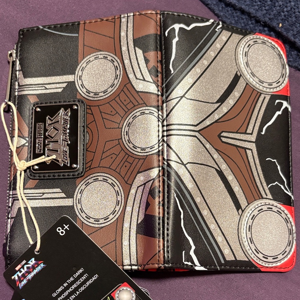 Marvel Thor Love and Thunder Brown and Silver Wallet